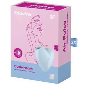 Cutie Heart Air Pulse Stimulator & Vibrator Blau von Satisfyer Air Pulse