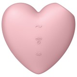 Cutie Heart Air Pulse Stimulator & Vibrator Rosa von Satisfyer Air Pulse | Fesselliebe.de