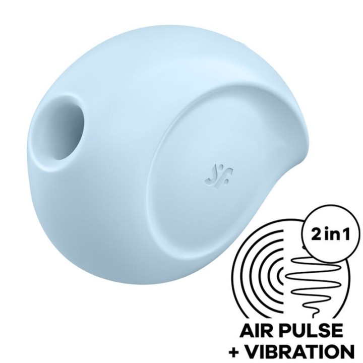 Sugar Rush Air Pulse Stimulator & Vibrator Blau von Satisfyer Air Pulse | Fesselliebe.de