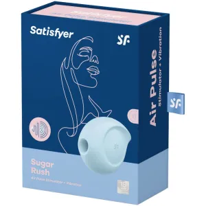 Sugar Rush Air Pulse Stimulator & Vibrator Blau von Satisfyer Air Pulse