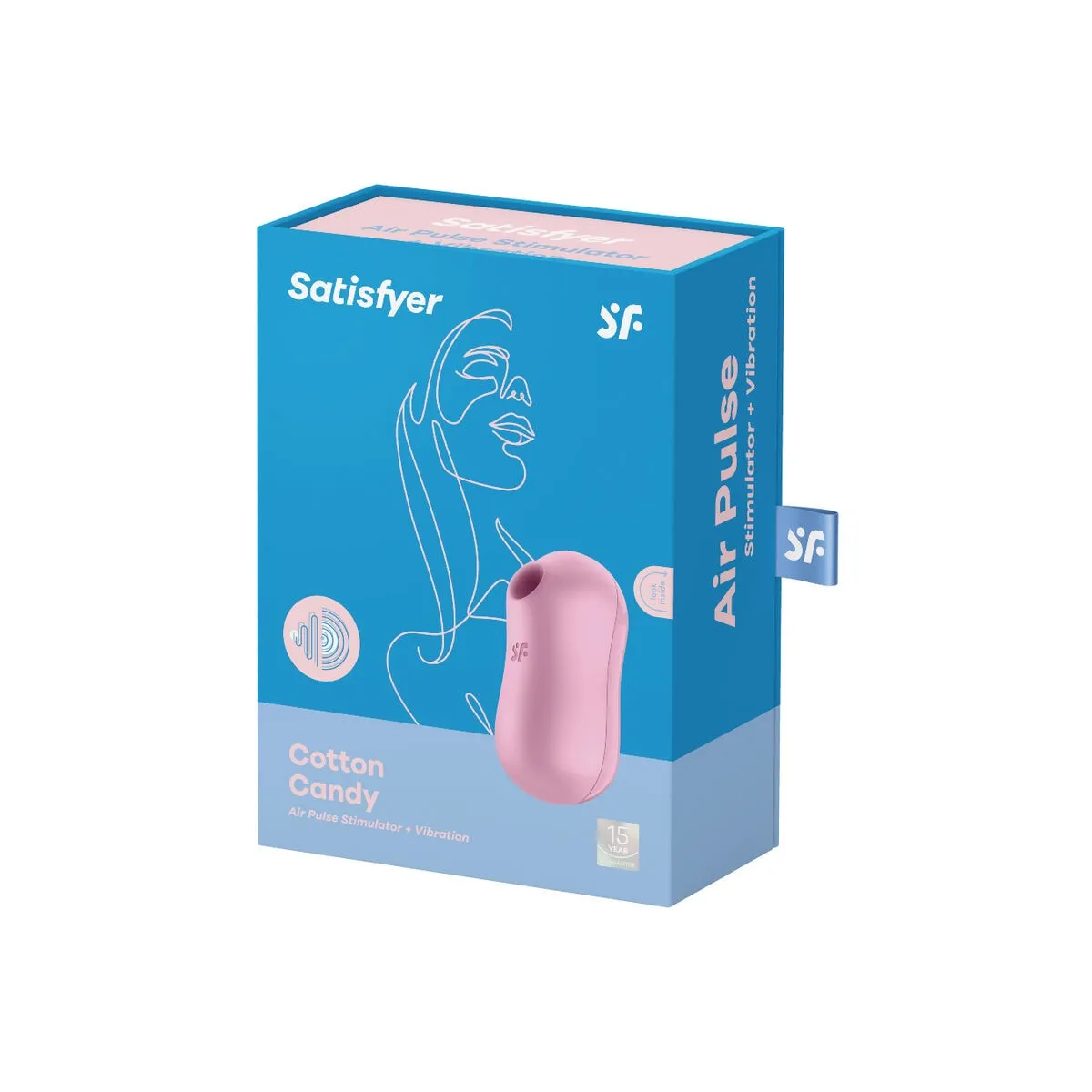 Cotton Candy Air Pulse Stimulator & Vibrator Lila von Satisfyer Air Pulse | Fesselliebe.de