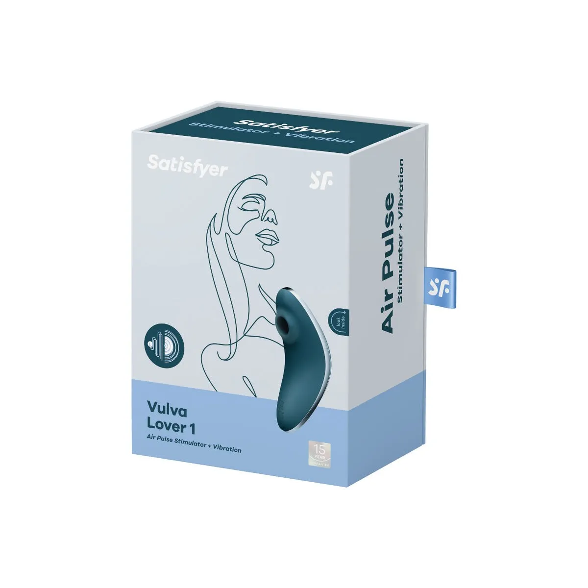 Vulva Lover 1 Luftpulsstimulator & Vibrator Blau von Satisfyer Air Pulse | Fesselliebe.de