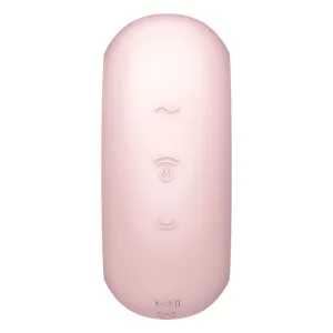 Pro To Go 3 Doppelter Luftpulsstimulator & Vibrator Rosa von Satisfyer Air Pulse