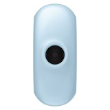 Pro To Go 3 Doppelter Luftpulsstimulator & Vibrator Blau von Satisfyer Air Pulse | Fesselliebe.de