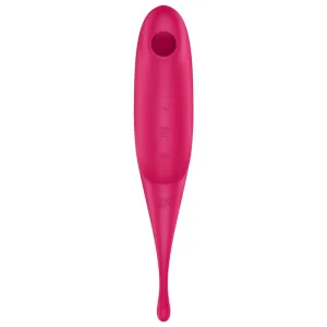 Twirling Pro Air Pulse Stimulator & Vibrator Rot von Satisfyer Air Pulse