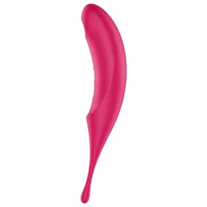 Twirling Pro Air Pulse Stimulator & Vibrator Rot von Satisfyer Air Pulse