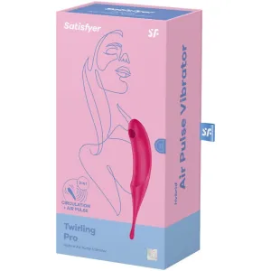 Twirling Pro Air Pulse Stimulator & Vibrator Rot von Satisfyer Air Pulse