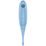 Twirling Pro Air Pulse Stimulator & Vibrator Blau von Satisfyer Air Pulse | Fesselliebe.de
