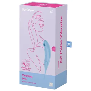 Twirling Pro Air Pulse Stimulator & Vibrator Blau von Satisfyer Air Pulse