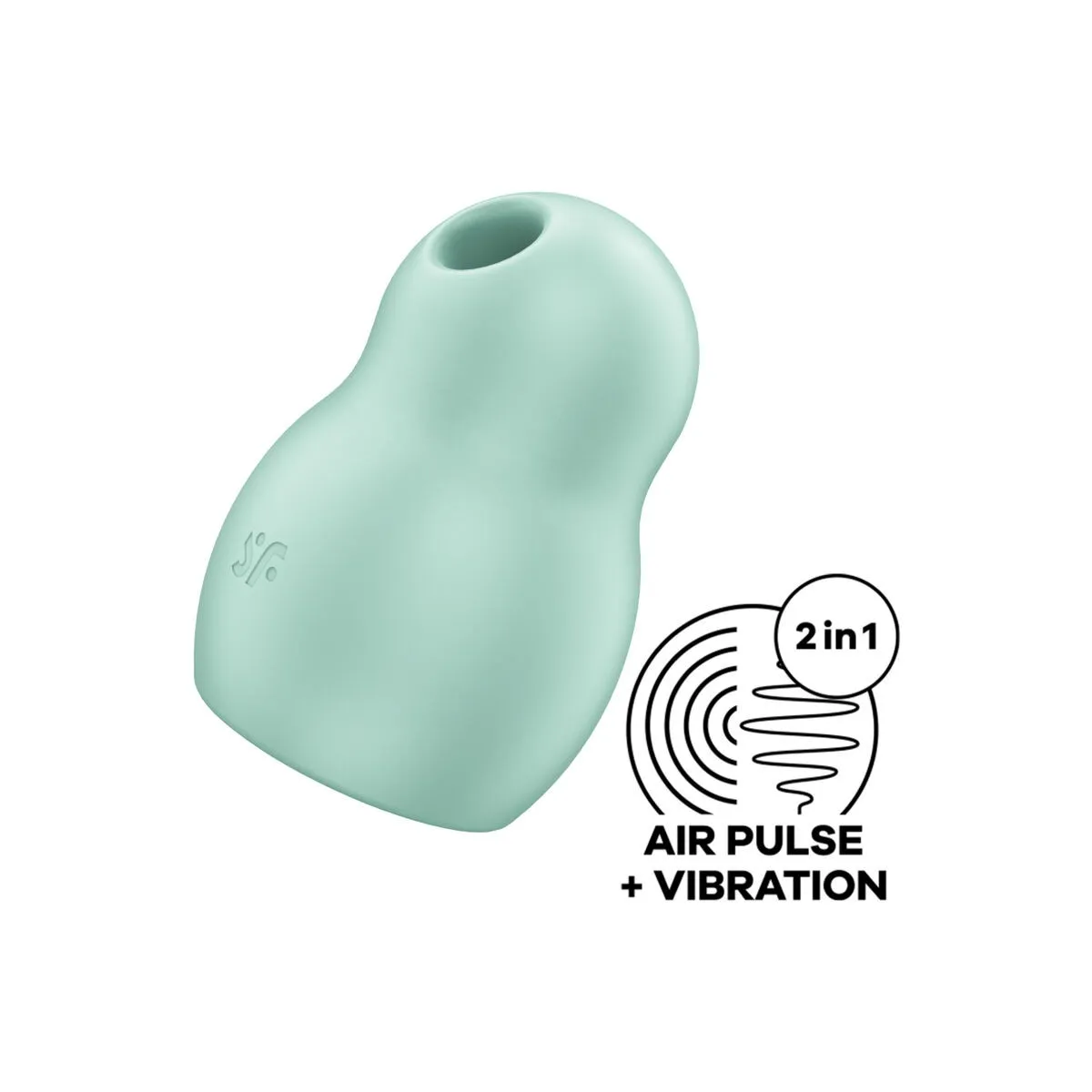 Pro To Go 1 Doppelter Luftpulsstimulator & Vibrator Grün von Satisfyer Air Pulse | Fesselliebe.de