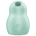 Pro To Go 1 Doppelter Luftpulsstimulator & Vibrator Grün von Satisfyer Air Pulse