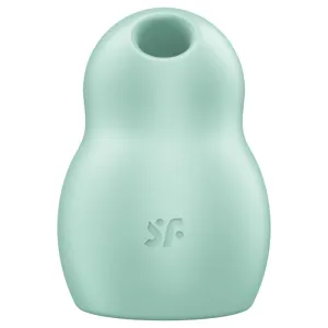 Pro To Go 1 Doppelter Luftpulsstimulator & Vibrator Grün von Satisfyer Air Pulse