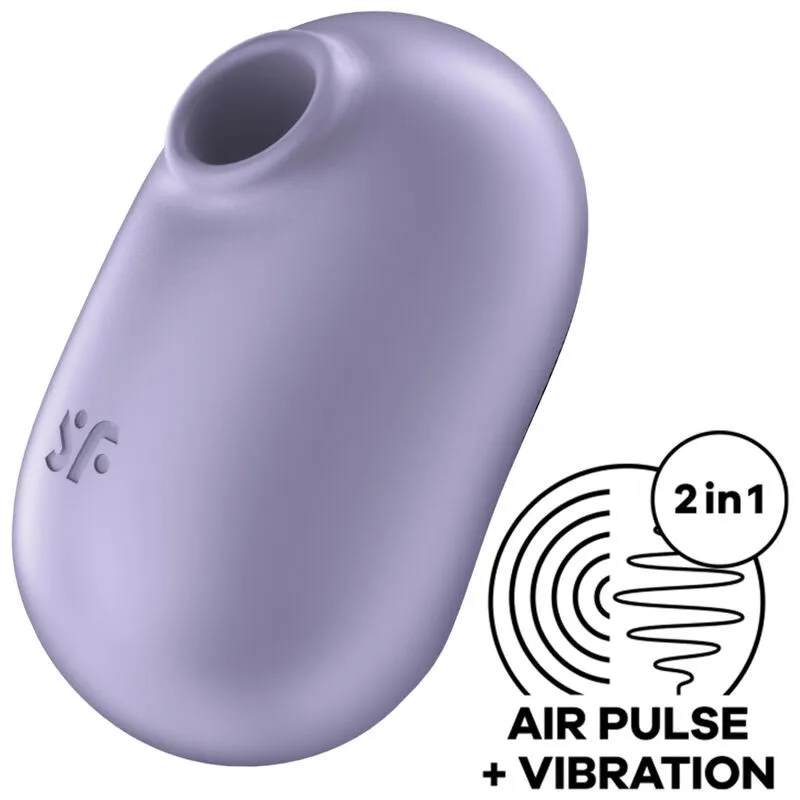 Pro To Go 2 Doppelter Luftpulsstimulator & Vibrator Violett von Satisfyer Air Pulse | Fesselliebe.de