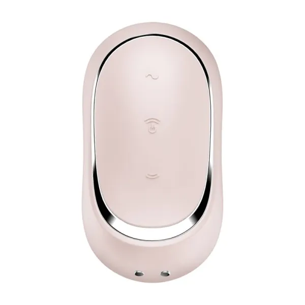 Pro To Go 2 Doppelter Luftpulsstimulator & Vibrator Beige von Satisfyer Air Pulse | Fesselliebe.de