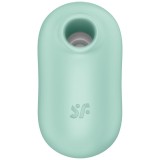 Pro To Go 2 Doppelter Luftpulsstimulator & Vibrator Grün von Satisfyer Air Pulse | Fesselliebe.de