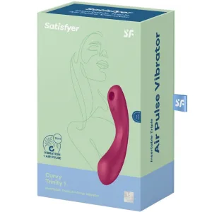 Curve Trinity 1 Air Pulse Vibration Red von Satisfyer Air Pulse