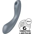 Curve Trinity 1 Air Pulse Vibration Grau von Satisfyer Air Pulse