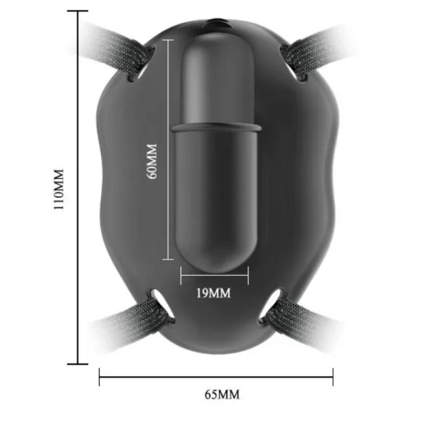 Strap-On mit Carter Vibrierender Bullet von Pretty Love | Fesselliebe.de