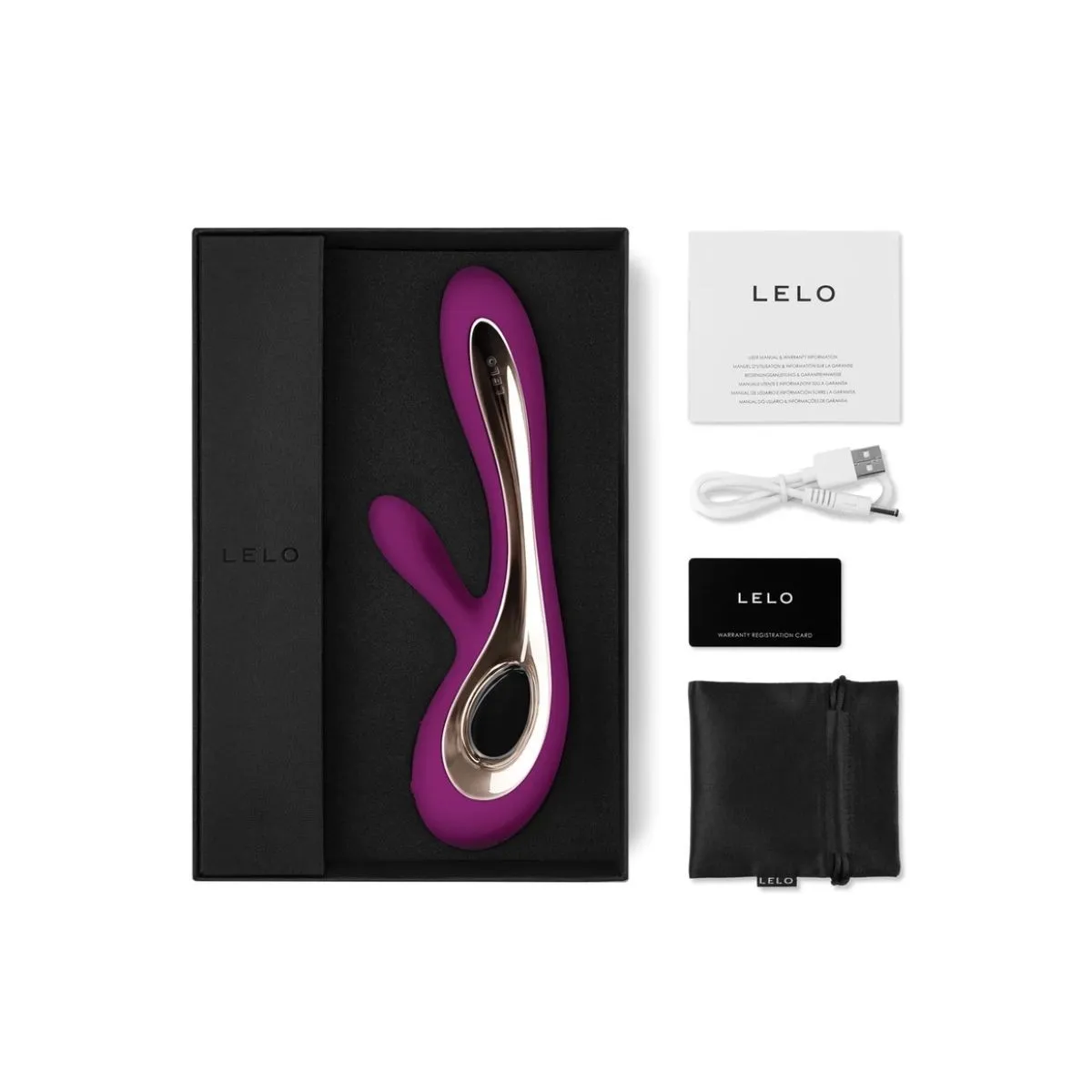 Soraya 2 Rabbit Deep Rose Vibrator von Lelo | Fesselliebe.de