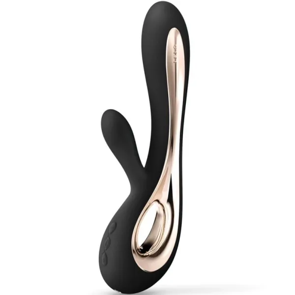 Soraya 2 Schwarzer Rabbitvibrator von Lelo | Fesselliebe.de