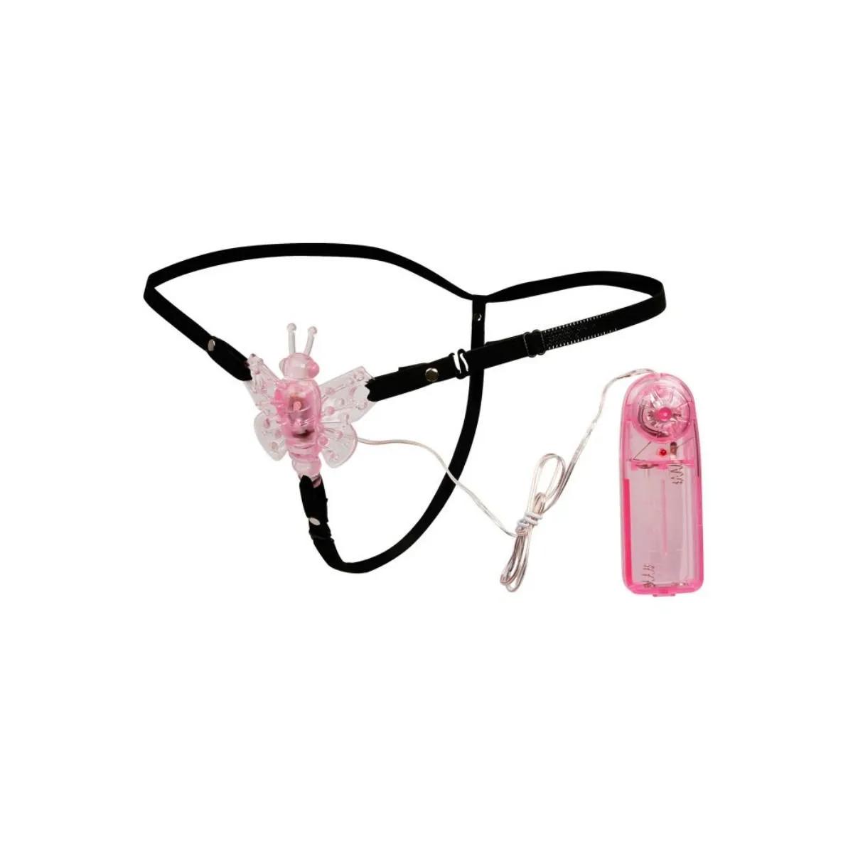 Gurt mit Vibrierendem Schmetterling mit Mehreren Geschwindigkeiten von Baile Stimulating | Fesselliebe.de