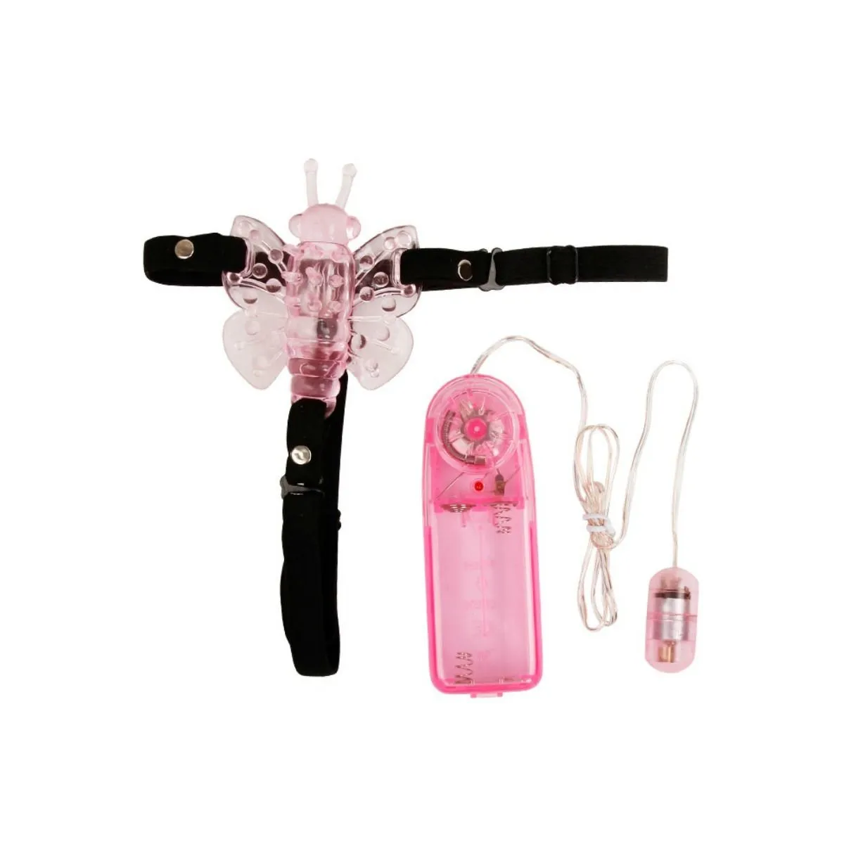 Gurt mit Vibrierendem Schmetterling mit Mehreren Geschwindigkeiten von Baile Stimulating | Fesselliebe.de