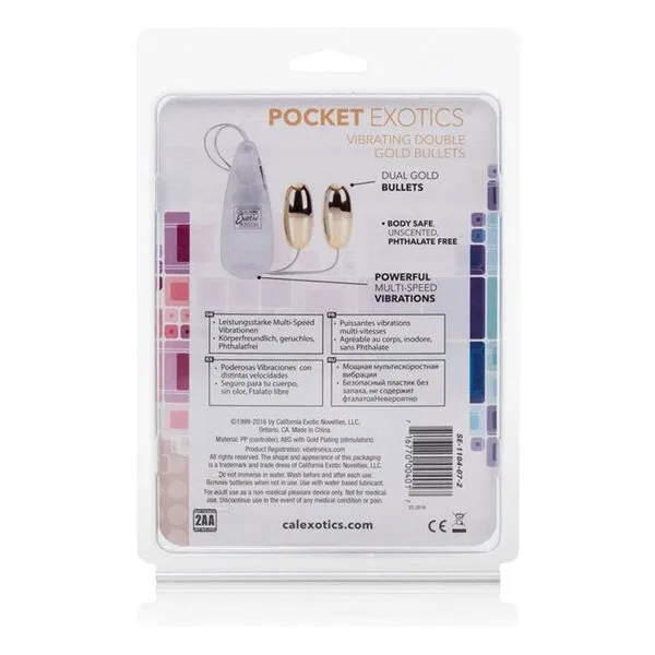 Vibrierende Kugeln Gold Duo von Calexotics | Fesselliebe.de