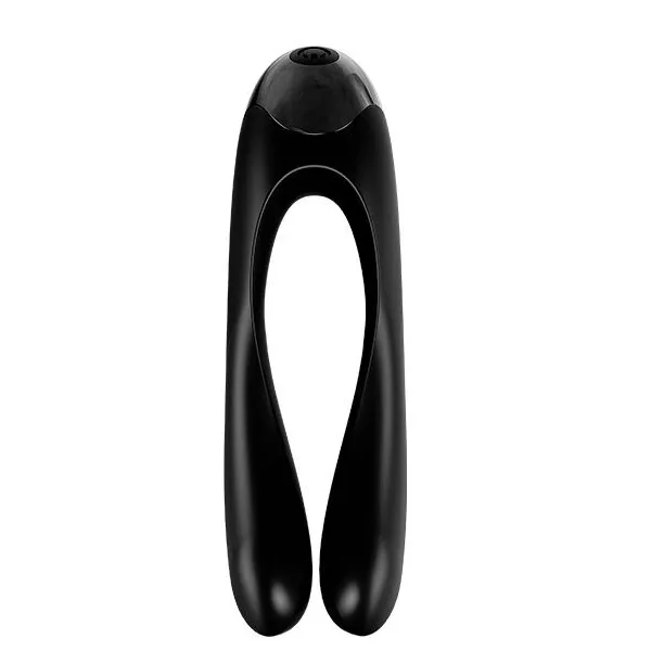 Candy Cane Fingervibrator Schwarz von Satisfyer Vibrator | Fesselliebe.de