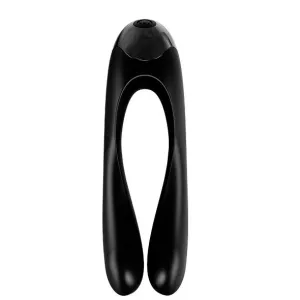 Candy Cane Fingervibrator Schwarz von Satisfyer Vibrator