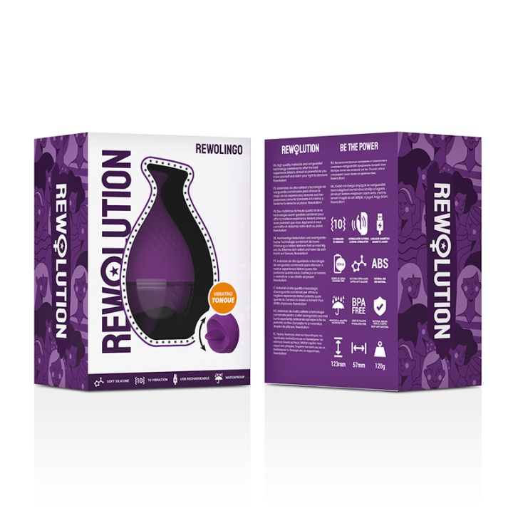 Rewolingo Vibrator mit Zunge von Rewolution | Fesselliebe.de
