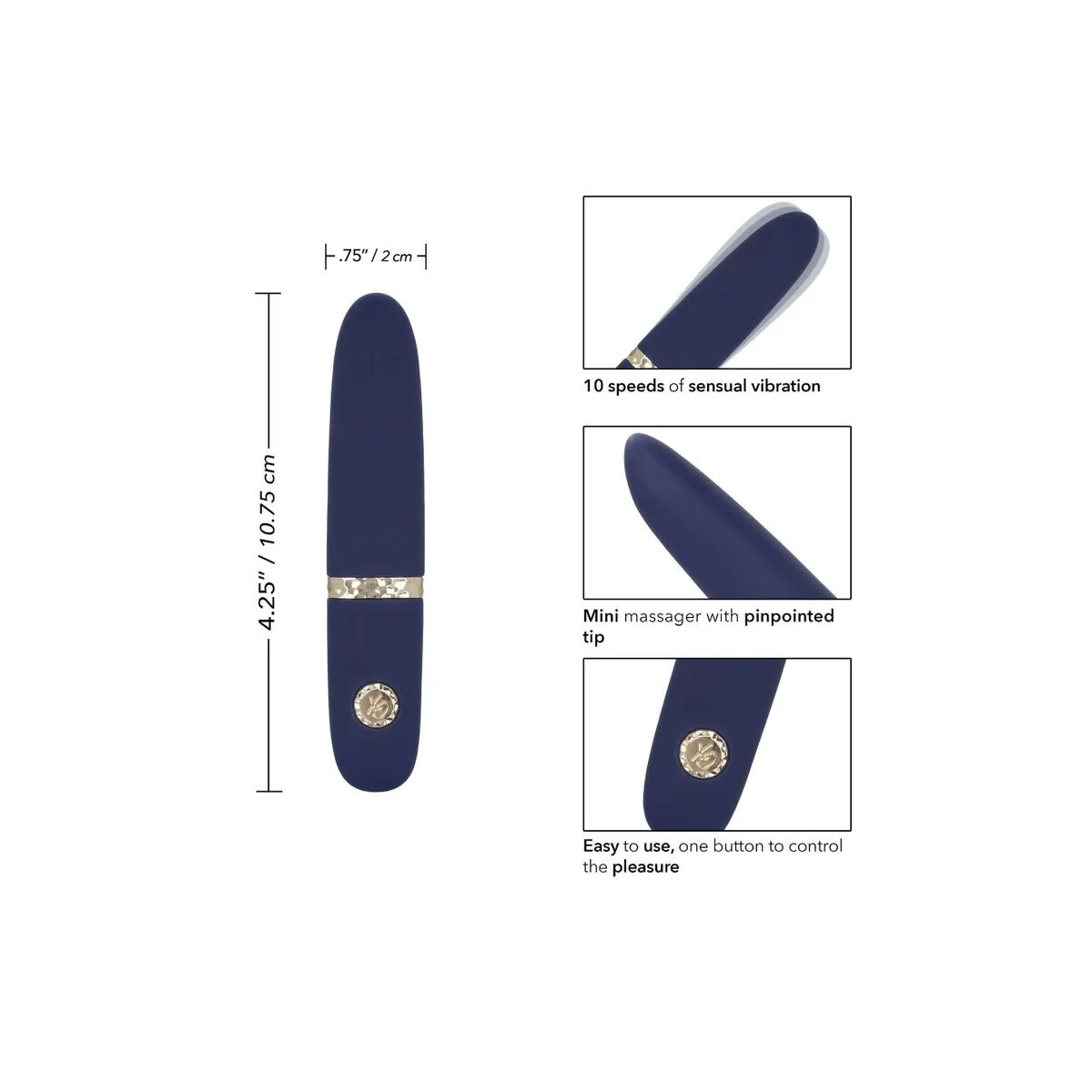 Chic Daisy Mini-Massager von Calexotics | Fesselliebe.de