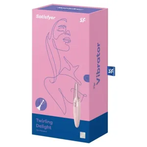 Twirling Delight Clit Tip Vibrator Rosa von Satisfyer Vibrator