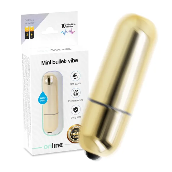 Mini Goldene Vibrationskugel von Online | Fesselliebe.de