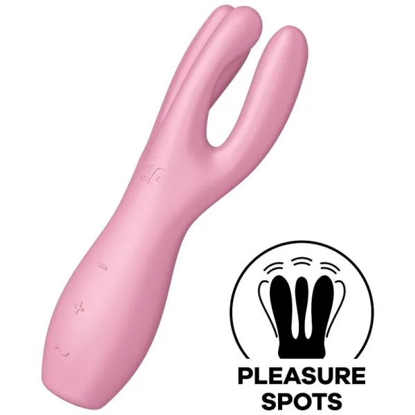 Threesome 3 Vibrator Rosa von Satisfyer Vibrator | Fesselliebe.de