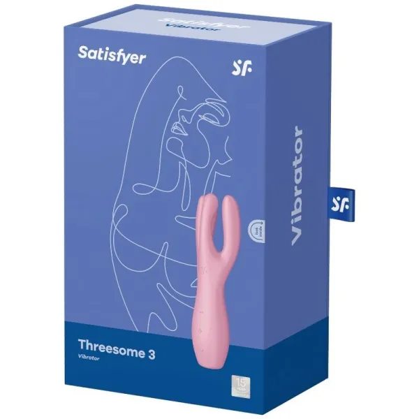 Threesome 3 Vibrator Rosa von Satisfyer Vibrator | Fesselliebe.de