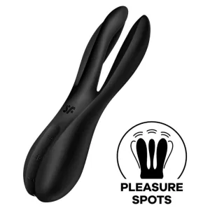 Threesome 2 Vibrator Schwarz von Satisfyer Vibrator