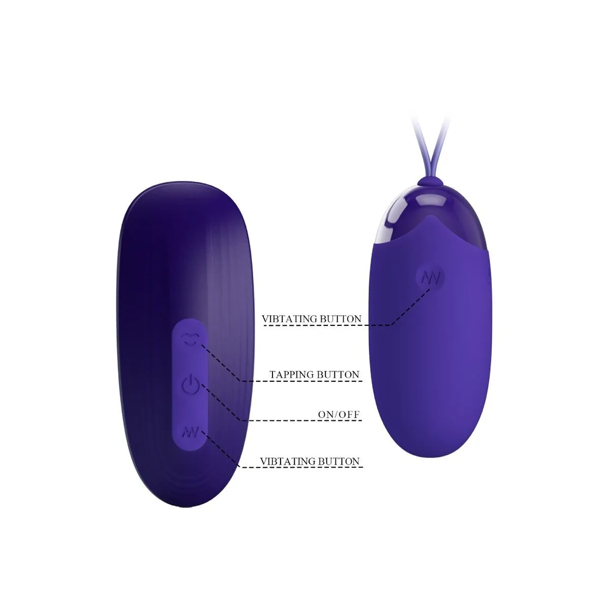 Stimulator und Tragbares Ei von Pretty Love Youth | Fesselliebe.de