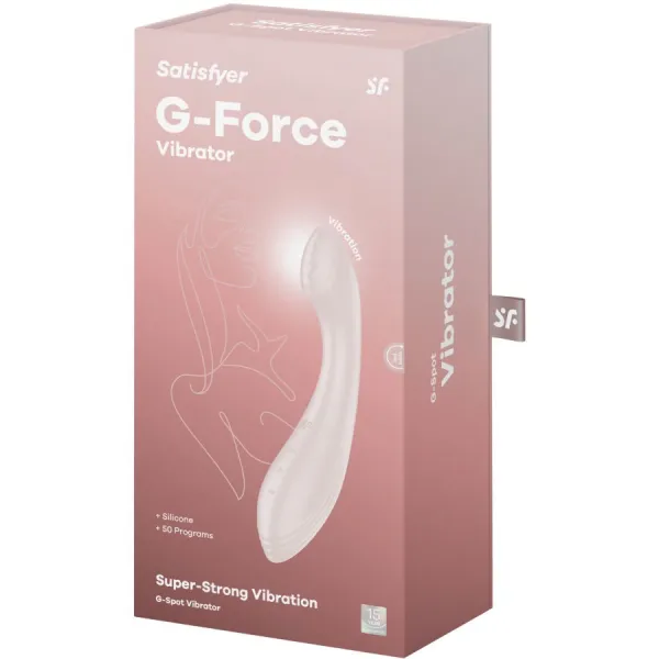 G-Force Vibrator Stimulator G-Spot Beige von Satisfyer Vibrator | Fesselliebe.de