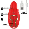 Selena Stimulator Vibrieren + Klappen Rot von Mia