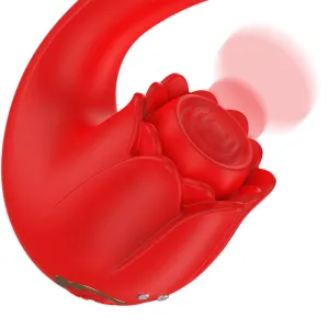 Selena Stimulator Vibrieren + Klappen Rot von Mia