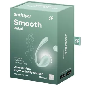 Smooth Petal G-Point Stimulator Wassergrün Kostenlose App von Satisfyer Partner