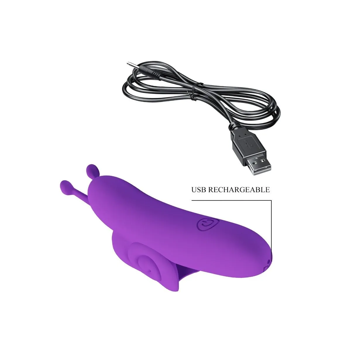 Snail Leistungsstarker Lila Fingerstimulator von Pretty Love | Fesselliebe.de