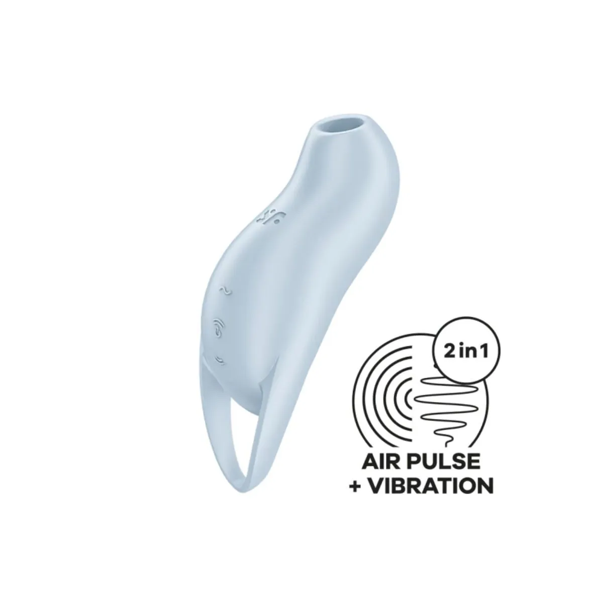 Pocket Pro 1 Klitoris-Stimulator Hellblau von Satisfyer Air Pulse | Fesselliebe.de