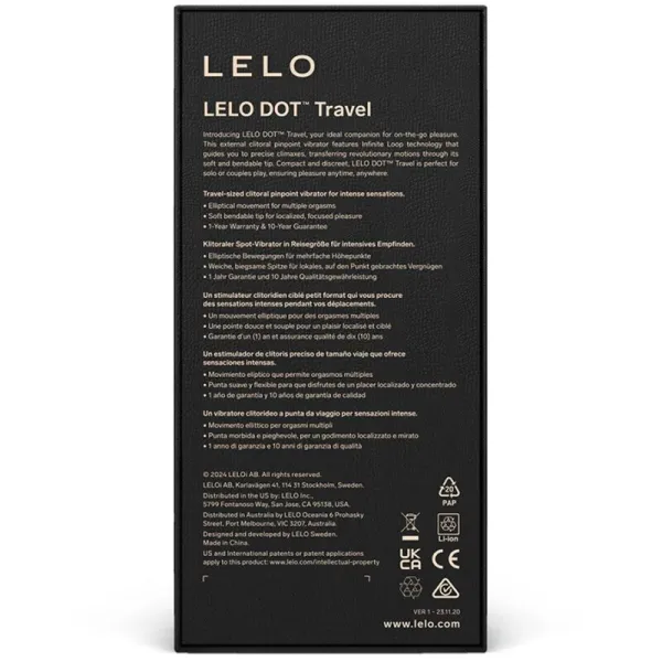 Dot Travel Klitoris-Stimulator Rosa von Lelo | Fesselliebe.de