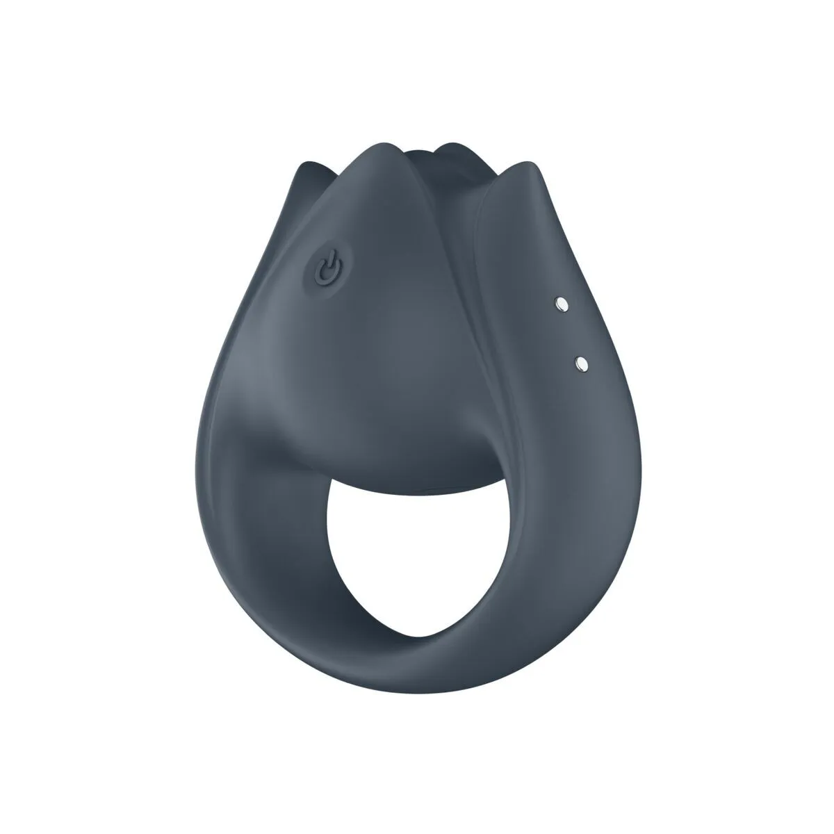 Perfect Pair 2 Multivibrator 2 In 1 Penisring und Fingerstimulator Grau von Satisfyer Partner | Fesselliebe.de