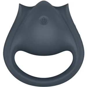 Perfect Pair 2 Multivibrator 2 In 1 Penisring und Fingerstimulator Grau von Satisfyer Partner