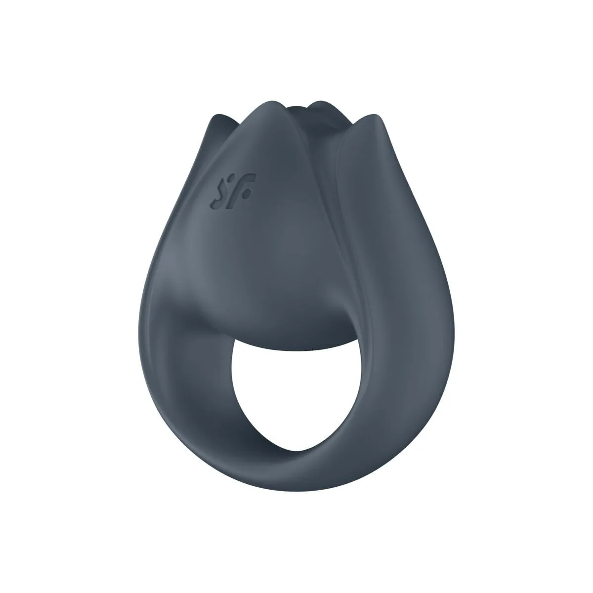 Perfect Pair 2 Multivibrator 2 In 1 Penisring und Fingerstimulator Grau von Satisfyer Partner | Fesselliebe.de