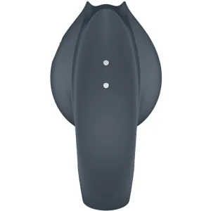 Perfect Pair 2 Multivibrator 2 In 1 Penisring und Fingerstimulator Grau von Satisfyer Partner