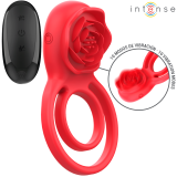 Gail Stimulator Rose 10 Vibrationen Rot mit Fernbedienung von Intense Fun | Fesselliebe.de