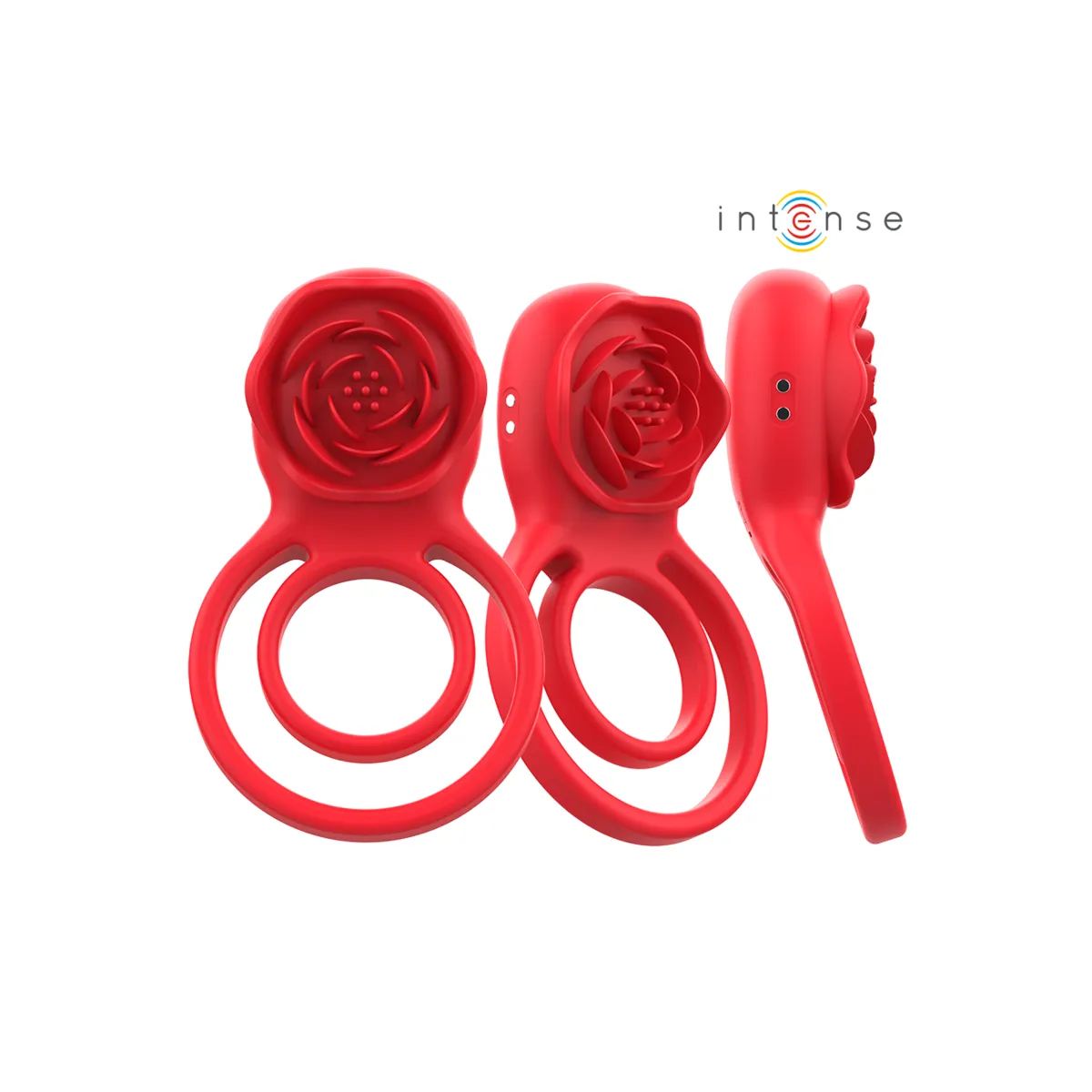 Gail Stimulator Rose 10 Vibrationen Rot mit Fernbedienung von Intense Fun | Fesselliebe.de